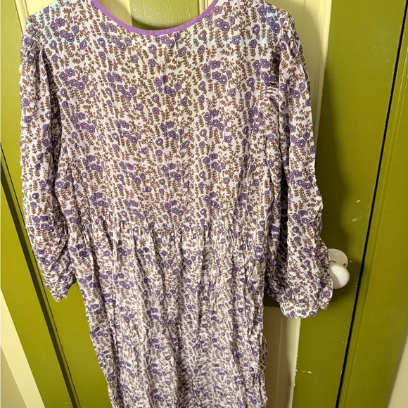 Daughters of India NWOT never worn Purple Floral Maxi Dress - Picture 2 of 10